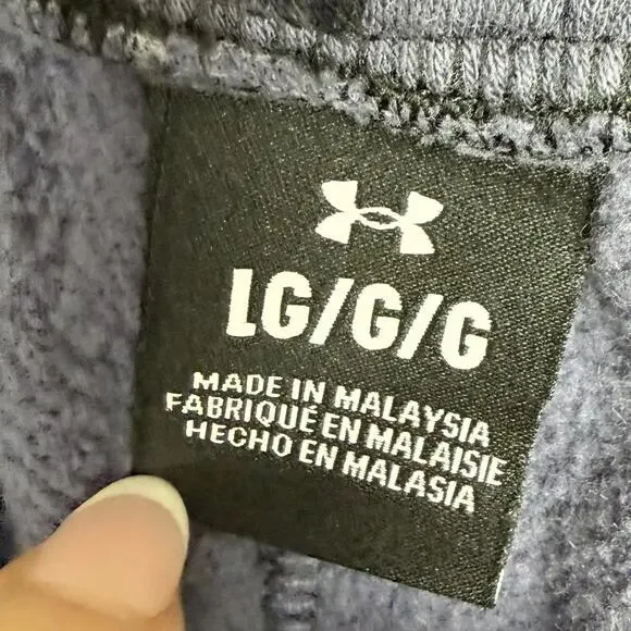 Under Armour Project Rock Fleece Shorts Marble Wash Black L Gym Streetwear - Picture 4 of 11